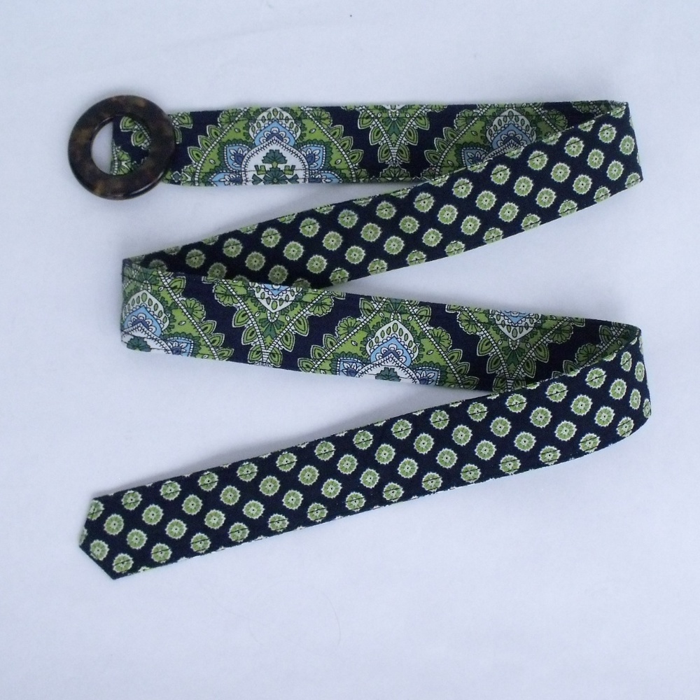 Vera Bradley Preppy Paisley Fabric Belt M/L